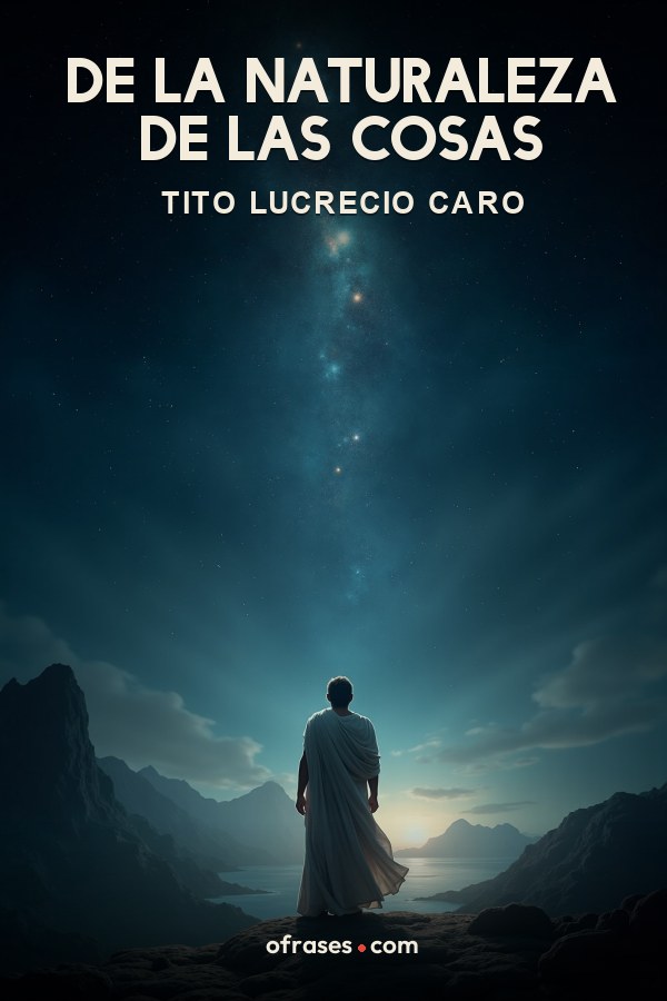 Libro De la naturaleza de las cosas de Tito Lucrecio Caro