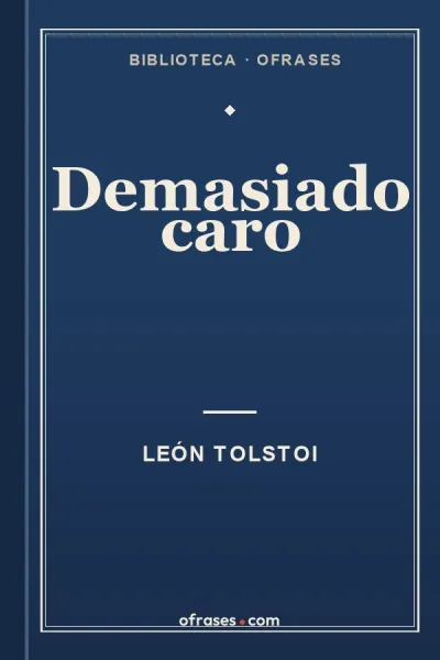 Portada de Demasiado caro