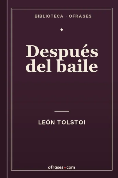 Portada de Después del baile