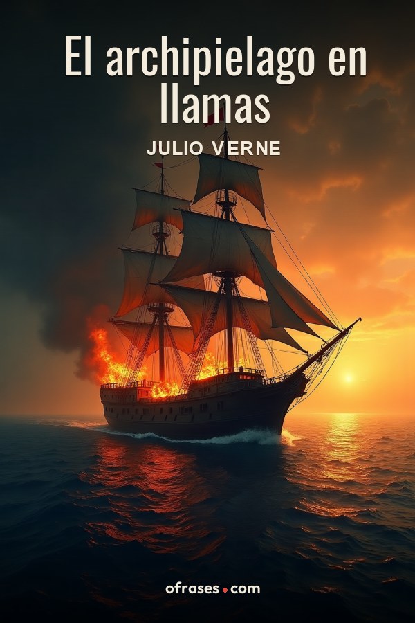 Libro El archipielago en llamas de Julio Verne