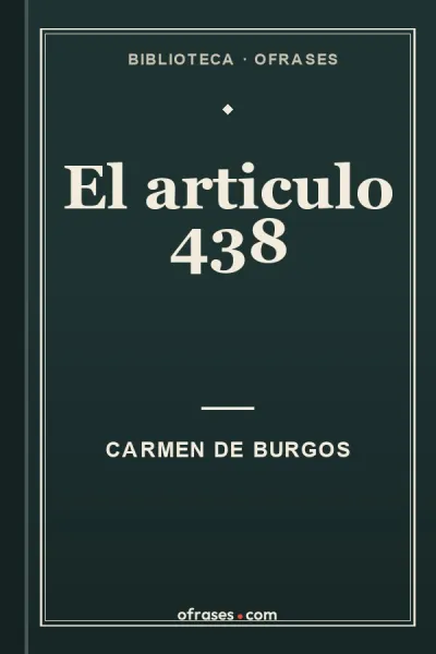 El articulo 438