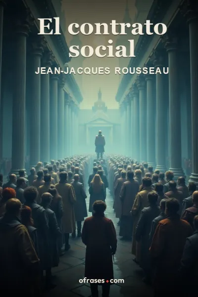 Libro El contrato social de Jean-Jacques Rousseau