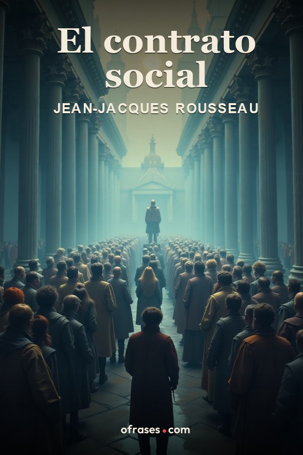 Libro El contrato social de Jean-Jacques Rousseau