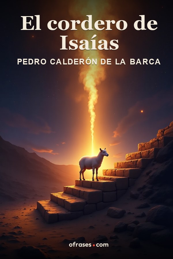 Libro El cordero de Isaías de Pedro Calderón de la Barca