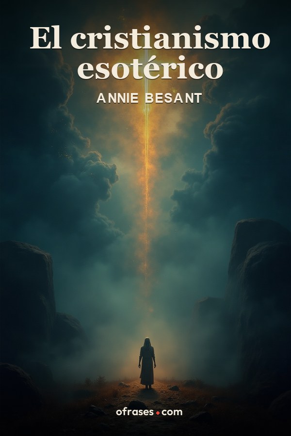 Libro El cristianismo esotérico de Annie Besant