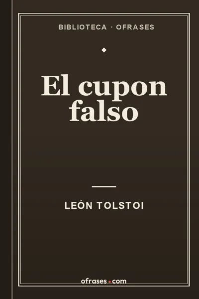 Portada de El cupon falso