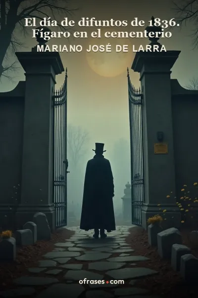 Portada de El día de difuntos de 1836. Fígaro en el cementerio