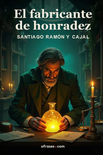 Libro El fabricante de honradez de Santiago Ramón y Cajal