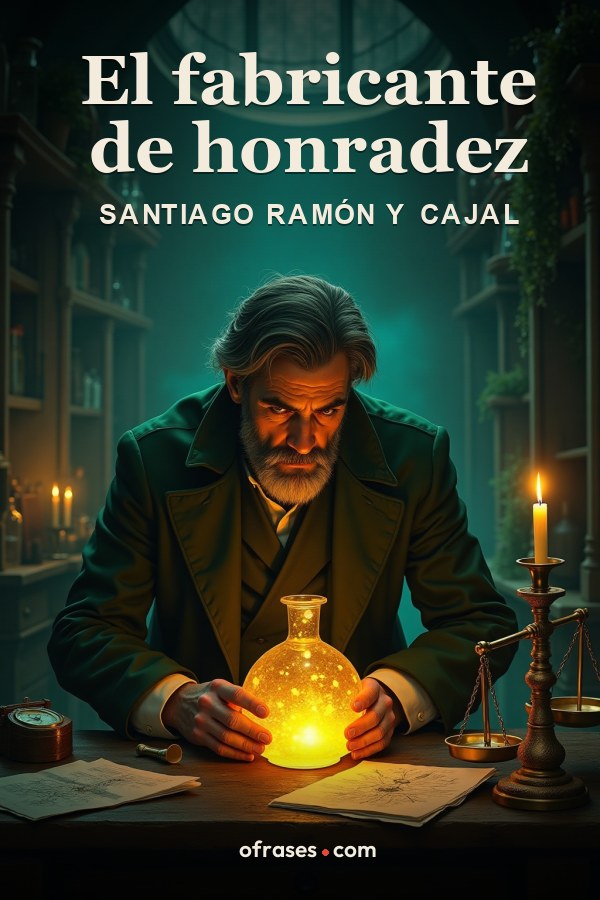 Libro El fabricante de honradez de Santiago Ramón y Cajal