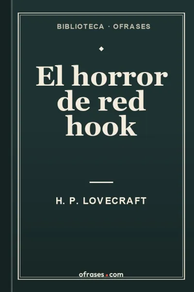 Libro El horror de red hook de H. P. Lovecraft