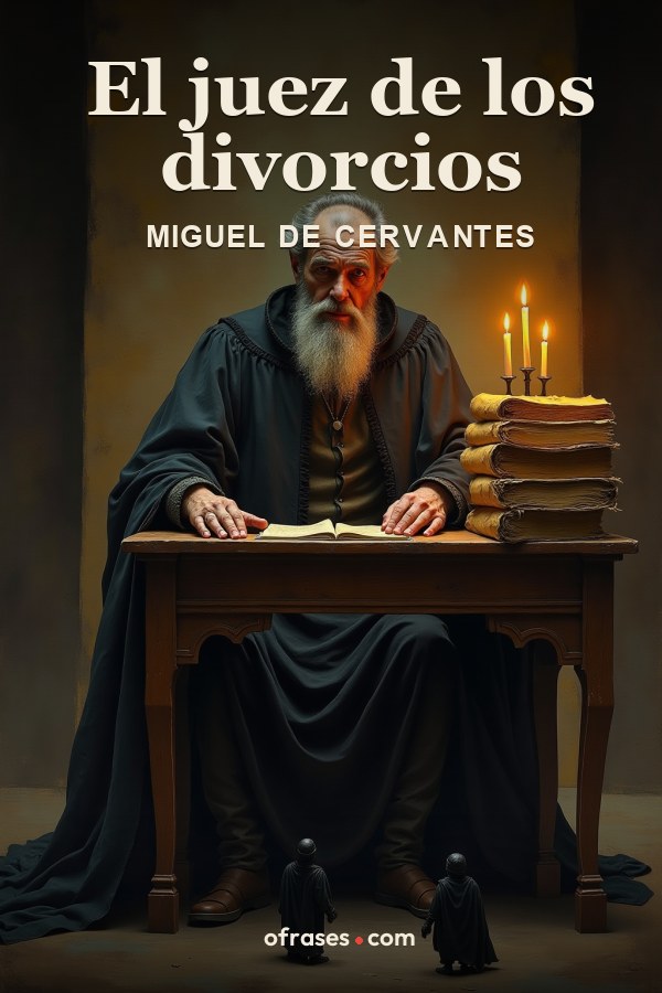 Libro El juez de los divorcios de Miguel de Cervantes