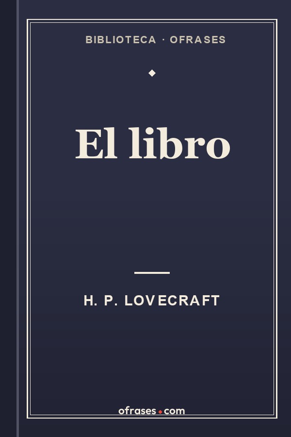 Libro El libro de H. P. Lovecraft