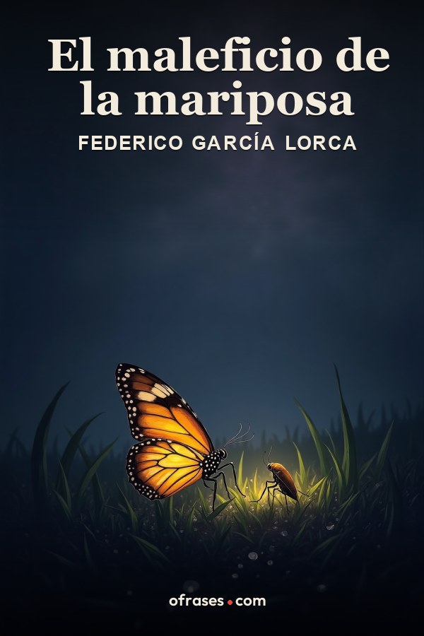 Libro El maleficio de la mariposa de Federico García Lorca