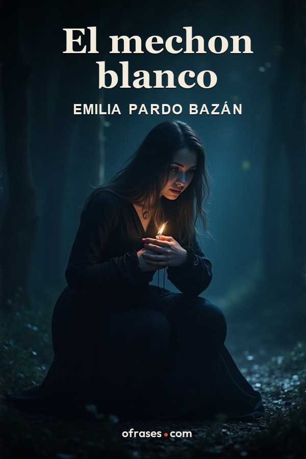Libro El mechon blanco de Emilia Pardo Bazán