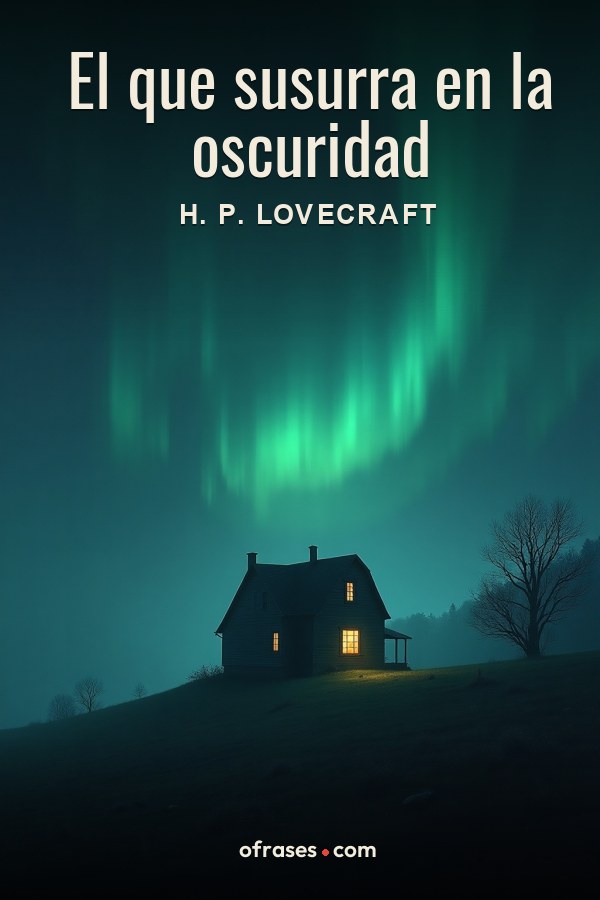 Libro El que susurra en la oscuridad de H. P. Lovecraft