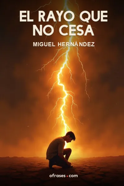 Portada de El rayo que no cesa