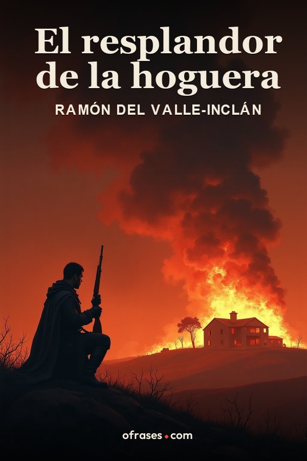 Libro El resplandor de la hoguera de Ramón del Valle-Inclán