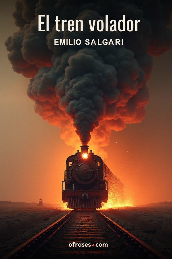 Libro El tren volador de Emilio Salgari