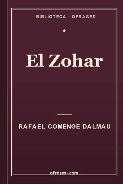 Libro El Zohar de Rafael Comenge Dalmau
