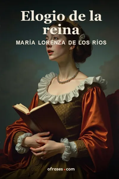 Libro Elogio de la reina de María Lorenza de los Ríos