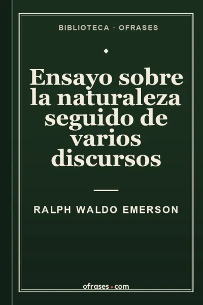 Portada de Ensayo sobre la naturaleza seguido de varios discursos