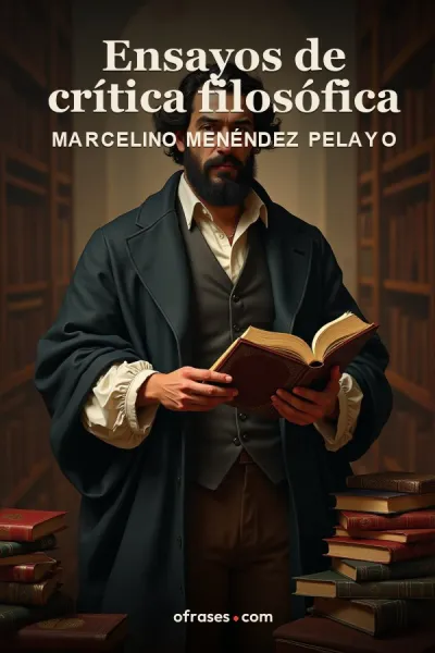 Libro Ensayos de crítica filosófica de Marcelino Menéndez Pelayo