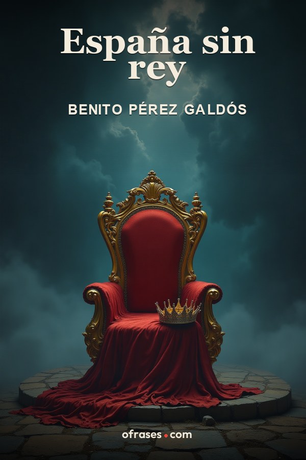 Libro España sin rey de Benito Pérez Galdós