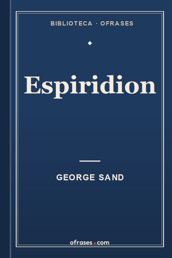 Libro Espiridion de George Sand
