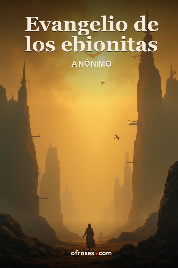 Libro Evangelio de los ebionitas de Anónimo