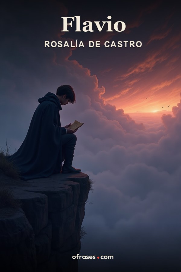 Libro Flavio de Rosalía de Castro