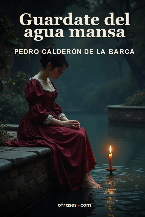 Libro Guardate del agua mansa de Pedro Calderón de la Barca