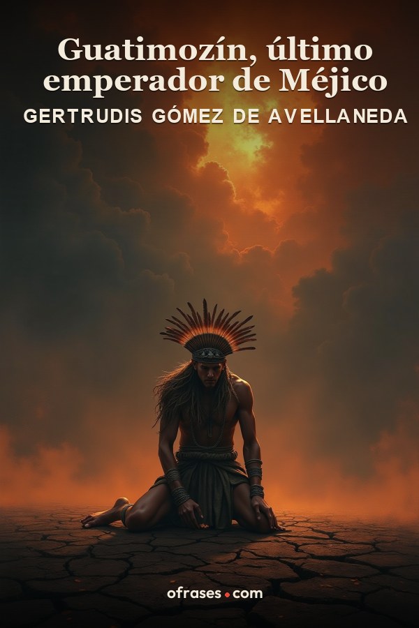 Libro Guatimozín, último emperador de Méjico de Gertrudis Gómez de Avellaneda