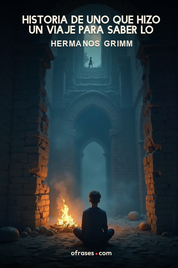 Libro Historia de uno que hizo un viaje para saber lo que era el miedo de Hermanos Grimm