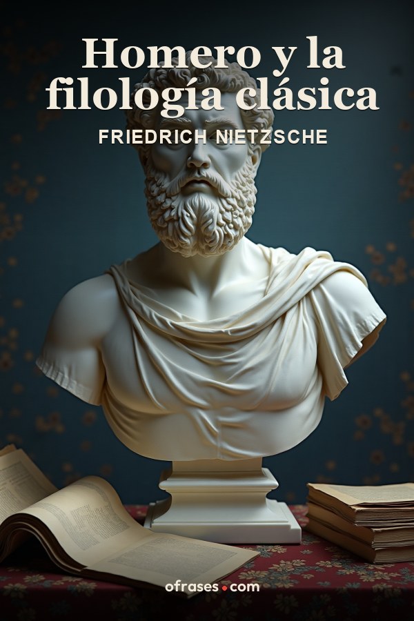 Libro Homero y la filología clásica de Friedrich Nietzsche