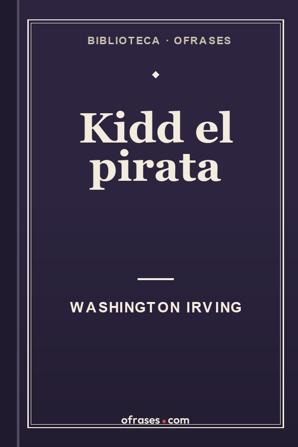 Libro Kidd el pirata de Washington Irving