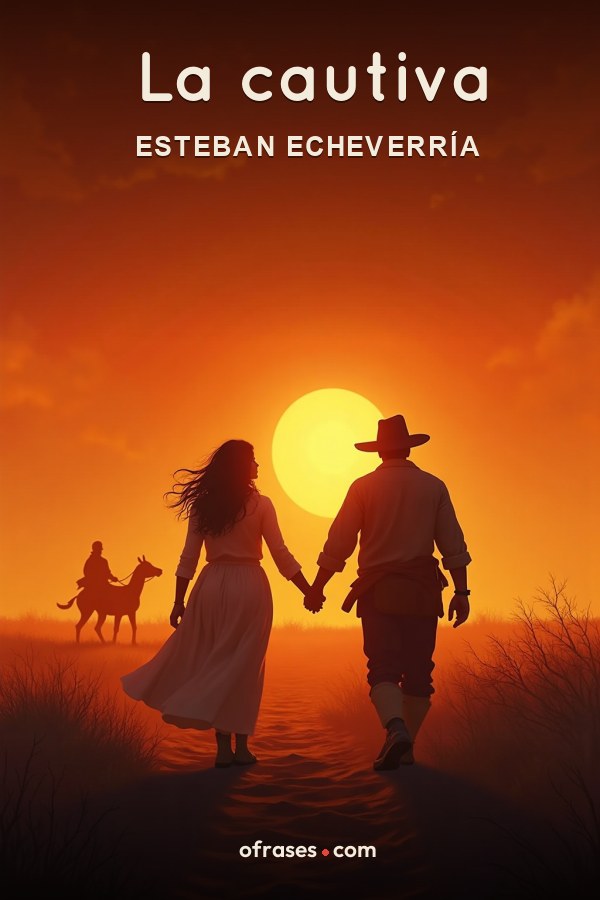 Libro La cautiva de Esteban Echeverría