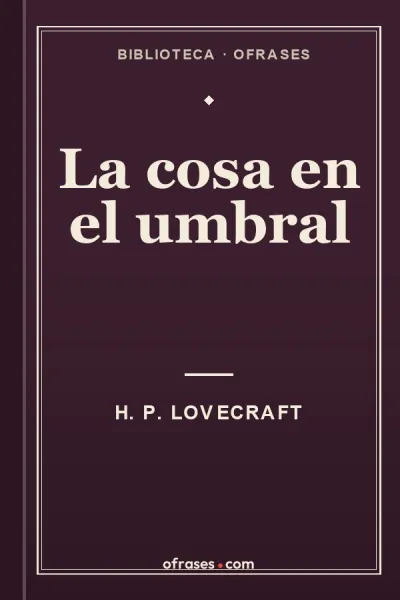 Portada de La cosa en el umbral