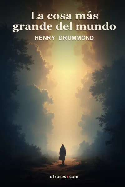 Libro La cosa más grande del mundo de Henry Drummond