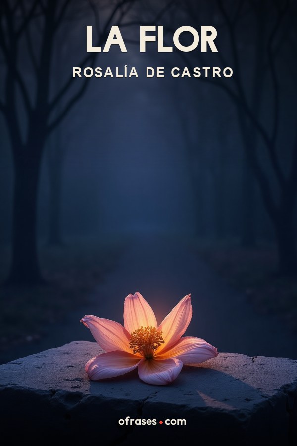 Libro La flor de Rosalía de Castro