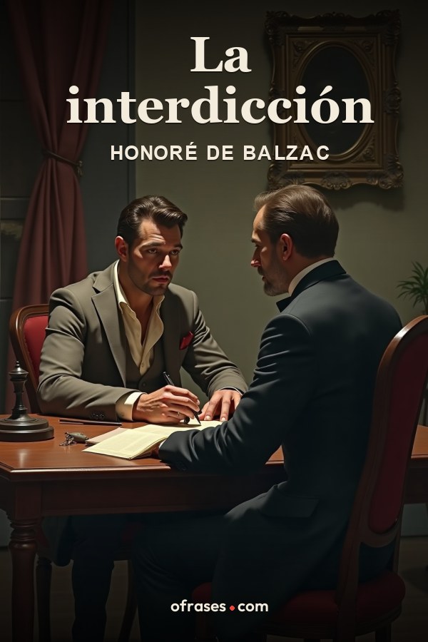 Libro La interdicción de Honoré de Balzac