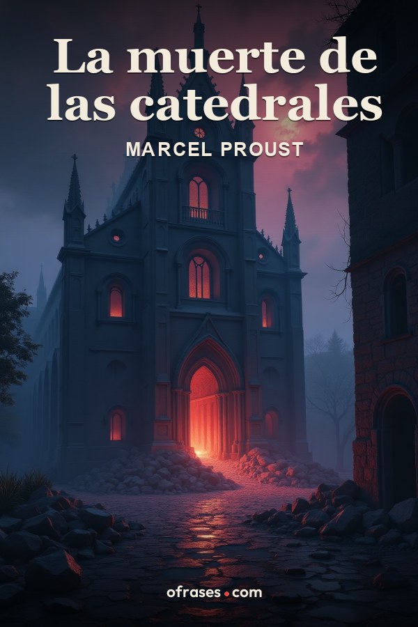 Libro La muerte de las catedrales de Marcel Proust