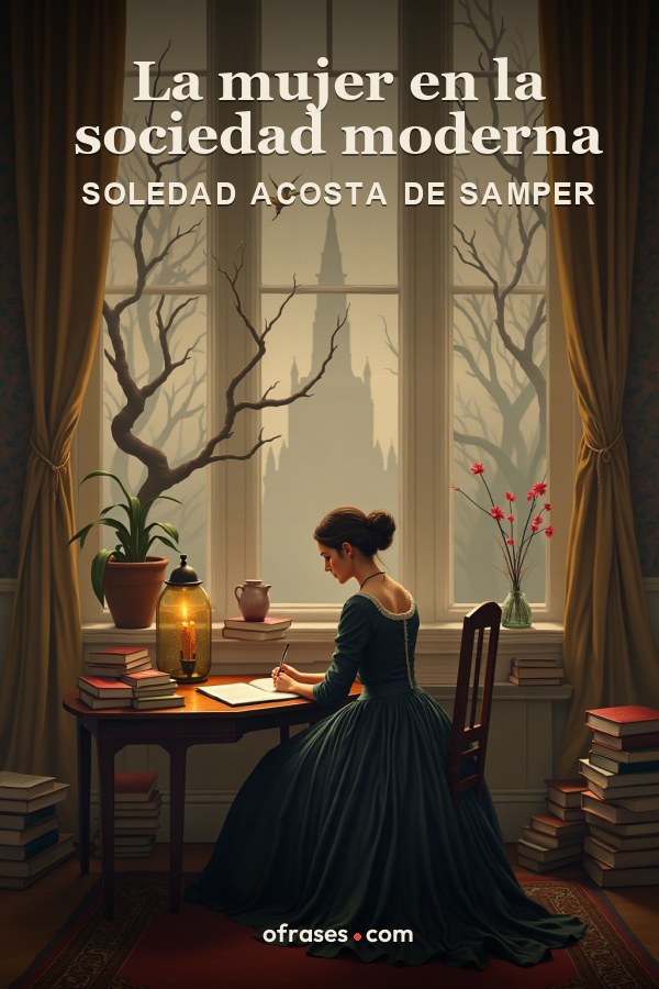 Libro La mujer en la sociedad moderna de Soledad Acosta de Samper