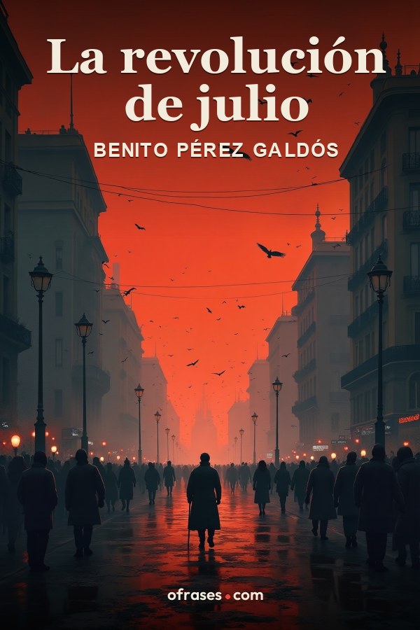 Libro La revolución de julio de Benito Pérez Galdós