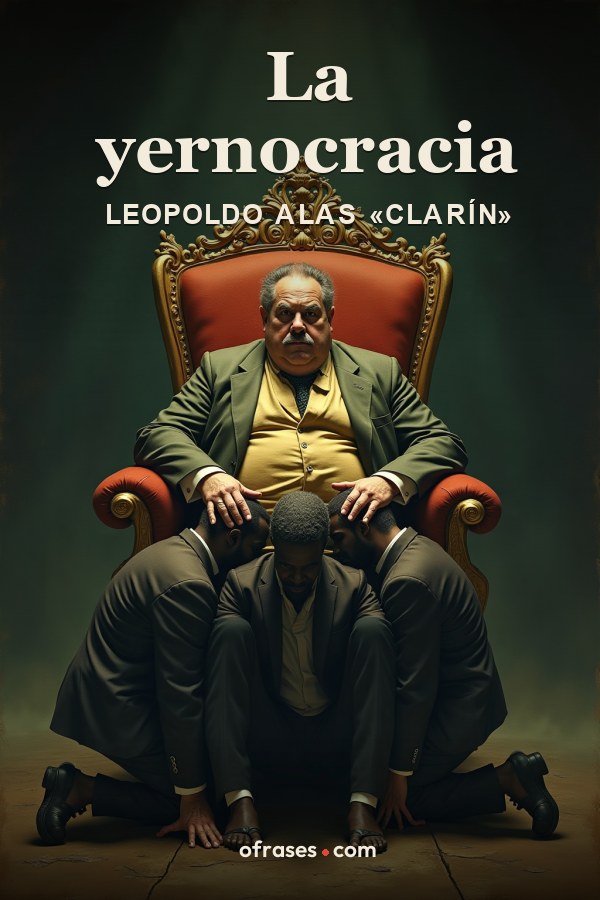 Libro La yernocracia de Leopoldo Alas «Clarín»