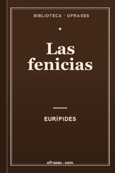 Libro Las fenicias de Eurípides