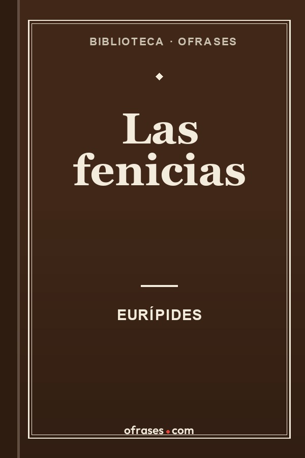 Libro Las fenicias de Eurípides