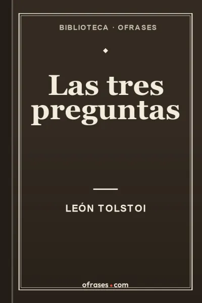 Portada de Las tres preguntas
