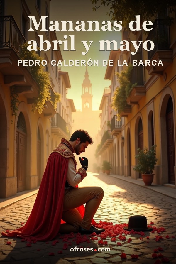 Libro Mananas de abril y mayo de Pedro Calderón de la Barca