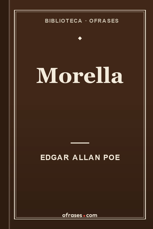 Libro Morella de Edgar Allan Poe