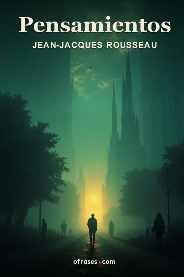 Libro Pensamientos de Jean-Jacques Rousseau
